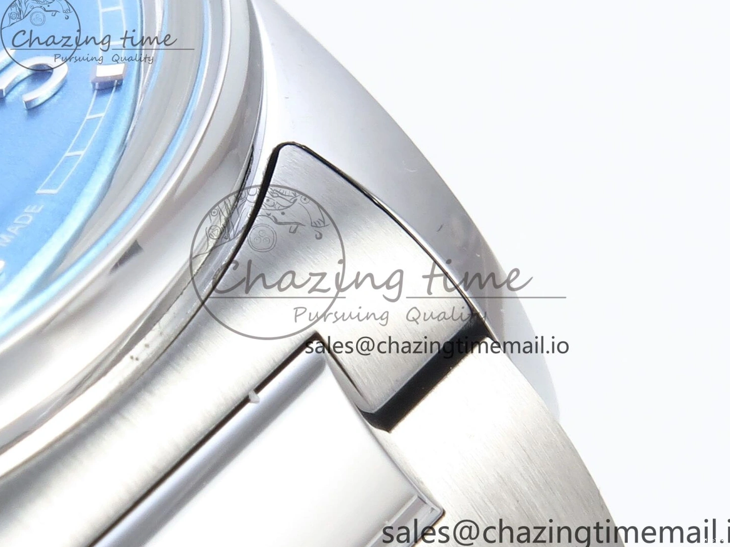MIROTIME 0202 FashionForward Portugieser Auto IWC0562D APSF 1:1 Best Edition Light Blue Dial on SS Bracelet A 6994